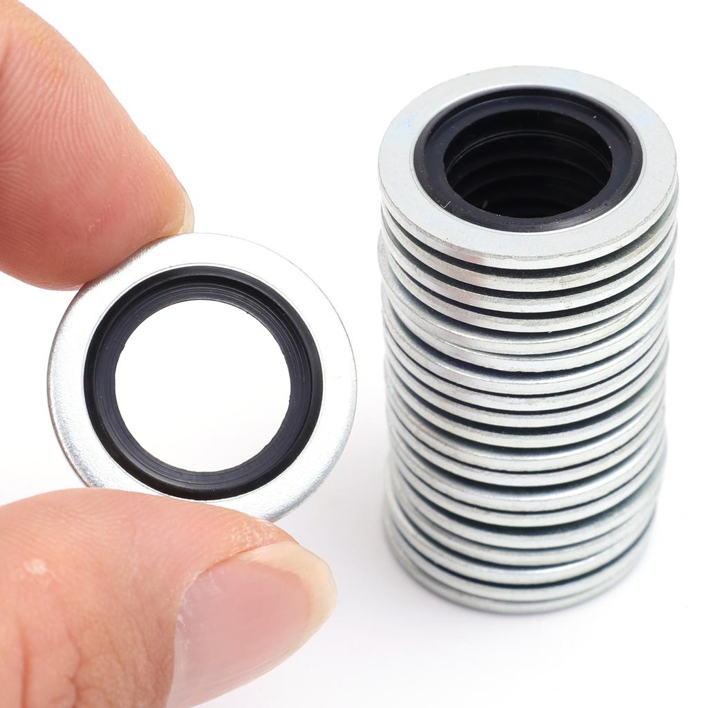 Car Oil Sump Drain Plug Sealing Gaskets Rings Washer OEM110265505R for Peugeot Citroën Renault A6079970345 Auto Accessories