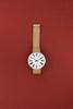 ARNE JACOBSEN ROMAN 53311-1611, 34mm, Nordic Design, Water Resistant (Quiet Design with No Second Hand), White Rose Gold, Mesh Strap