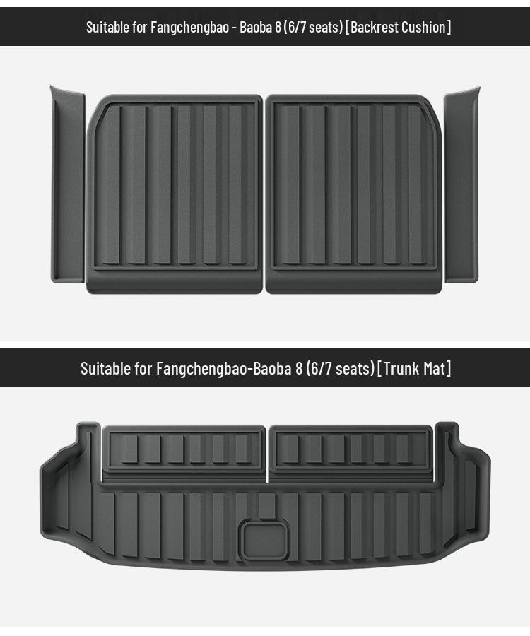 2024 Fangchengbao 8 Dirt-Resistant TPE Floor & Trunk Mats: Vehicle-Specific, Eco-Friendly Protection