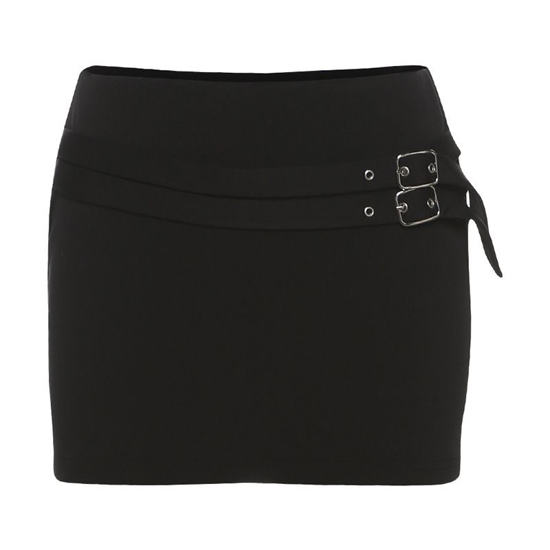 Suit European and American Summer Cross-Border New Solid Gyaru Tube Top Waist Hugging Top High Waist Sheath Skirt sets Women