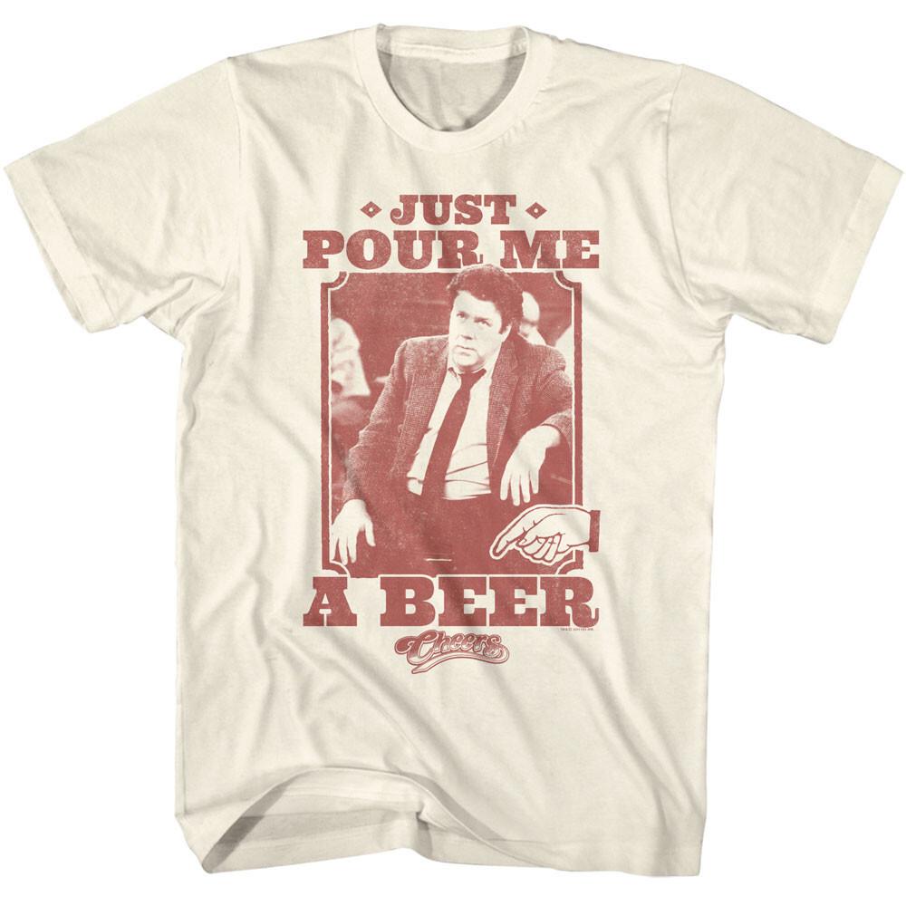 Cheers TV Show Norm Just Pour Me A Beer Men s T Shirt Unisex T-Shirt M