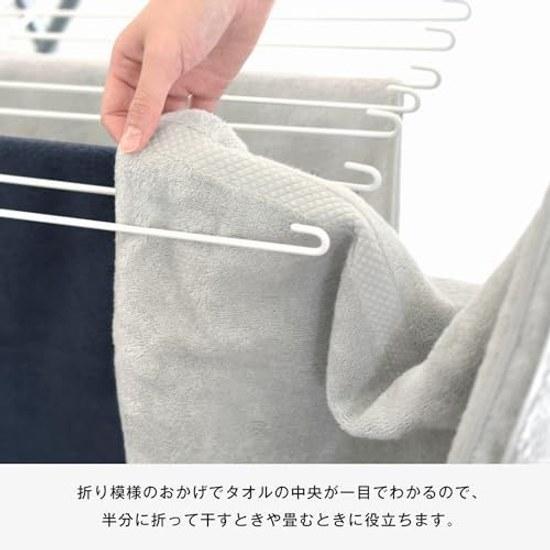 Bloom Imabari Towel Certified Bath 2-Piece Set Ciel Hotel Specification Absorbent Quick-Dry Room Drying 100 Cotton Made Japan (Charcoal)