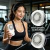 1pc Portable mini handheld fan, USB rechargeable pocket portable fan, ultra-thin card style 5-speed wind adjustable strong wind small fan, 