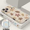 For iPhone 17 Pro Max Case Cartoon Daisies Flowers Pattern Magnetic For Magsafe Soft Cover For iPhone 16 15 14 13 Pro Max 17E 16E