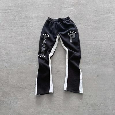 Pantalones deportivos casuales holgados de cintura elástica alta calle europeos y americanos