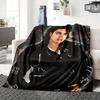 1Pc Michael Jackson'S Iconic Pose Blanket Soft Throw Blanket For Home Bedroom Bed Sofa Travel Office Solid Christmas Blanket