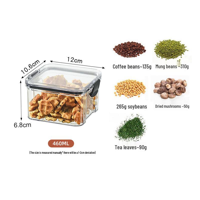 Moisture-Proof Sealed Jar for Dry Goods, Dried Fruit & Grain Storage