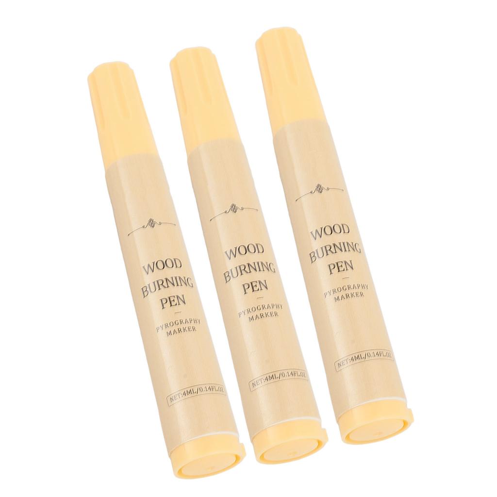 3Pcs Wood Burning Pen Kit Pyrography Marker Set Scorch Tools for Beginners Projects