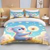 Cartoon Koala Print 2/3PCS 1Quilt Cover 1/2Pillow Cases Bedding Set Duvet Set Comforter Bed Set Queen King Size Home Textile