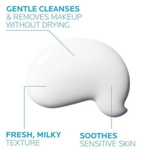 La Roche-Posay Toleriane Dermocleanser Facial Cleanser Cleansing Foam Face Sensitive Skin Dry Pores Foaming 200mL