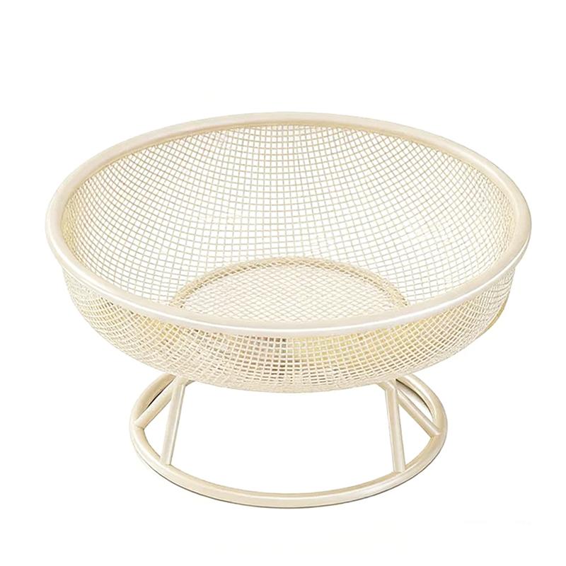 Metal Mesh Bird Feeder with Large Platform Tray for Outdoor Garden Squirrel Resistant Easy Assembly Birdseed Dispenser B