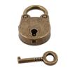 with Key Jewelry Box Zinc Zinc Zinc Alloy Travel Wedding Hardware Bear Head Lock Locks Archaize Padlock