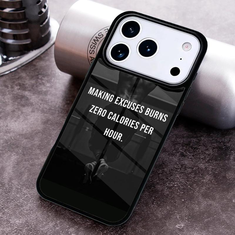 Workout Motivation Fitness Gym Quotes Phone Case For iPhone 17,16e,15,14,13,12,11,Mini,Pro,MAX Soft Silicone Cover