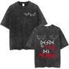 Rapper Duki ADA Tour  Vintage Washed Tshirt Men Women Clothing Hip Hop Oversized Tshirts Cotton Cozy Short Sleeve T Shirts
