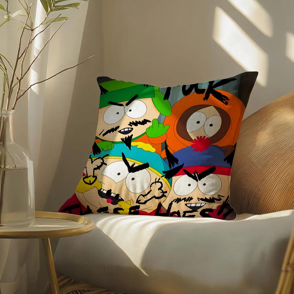 Southparkdecorative Pillow Case Pillowcase, Double-Sided Printed, Sofa Cushion, Bedroom Headboard