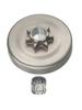 7T Clutch Cover Drum Chain Sprocket For 340 With Needle Roller Bearing