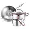 Odin Thor Series 3-Piece Stainless Steel Cookware Set