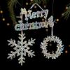 Elk/Crown/Candy/Wing Christmas Tree Acrylic Pendant Plastic Colorful Xmas Tree Hanging Pendants Merry Christmas Pendant
