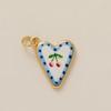 Colorful Dopamine Pendant With Oil Droplets Cute Strawberry Crab Heart Shell Pattern Diy Pendant Charms For Jewelry Making