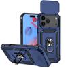 Magnetic Ring Shockproof Armor Stand Holder Case For iphone 17 Pro Max iphone17 Air 5G Slide Camera Protection Cover