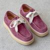 2025 New Men's Anti-velvet Retro Sole Heightening Lace-up Shoes 8706 Purple, Black, Green, gray-J