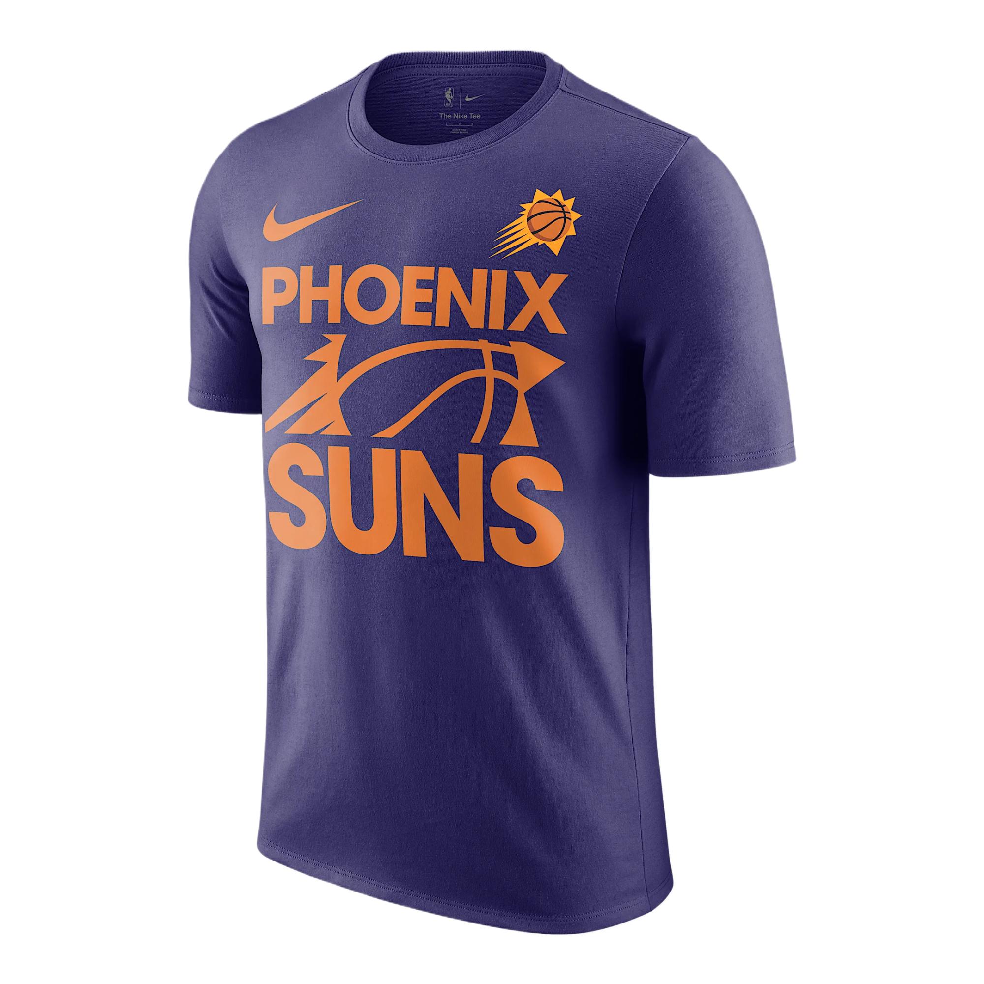 

New Nike Phoenix Suns Courtside Men s Nike Nba T Shirt HQ0597-566 M