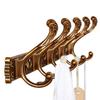 Tuqiu Antique Bronze Robe Hook Clothes Hook Carved Towel Hanger Aluminum Bathroom Hardware Kitchen Hook Bathroom Accessories