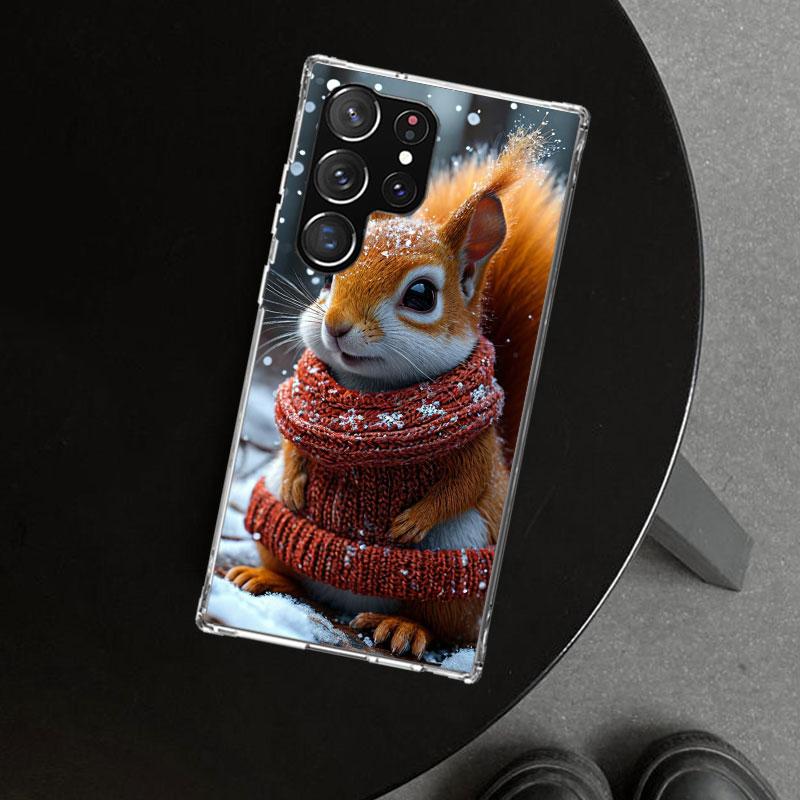 Animal Squirrel Phone Case Cover for Samsung Galaxy S26 S25 Edge S24 S23 Ultra S22 Plus S21 FE S20 + Art Customized Fundas Galax