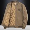 Popular Cotton Jacket, Men's Casual Fleece Thickened Jacket, Baseball Collar Cotton Men's Clothing