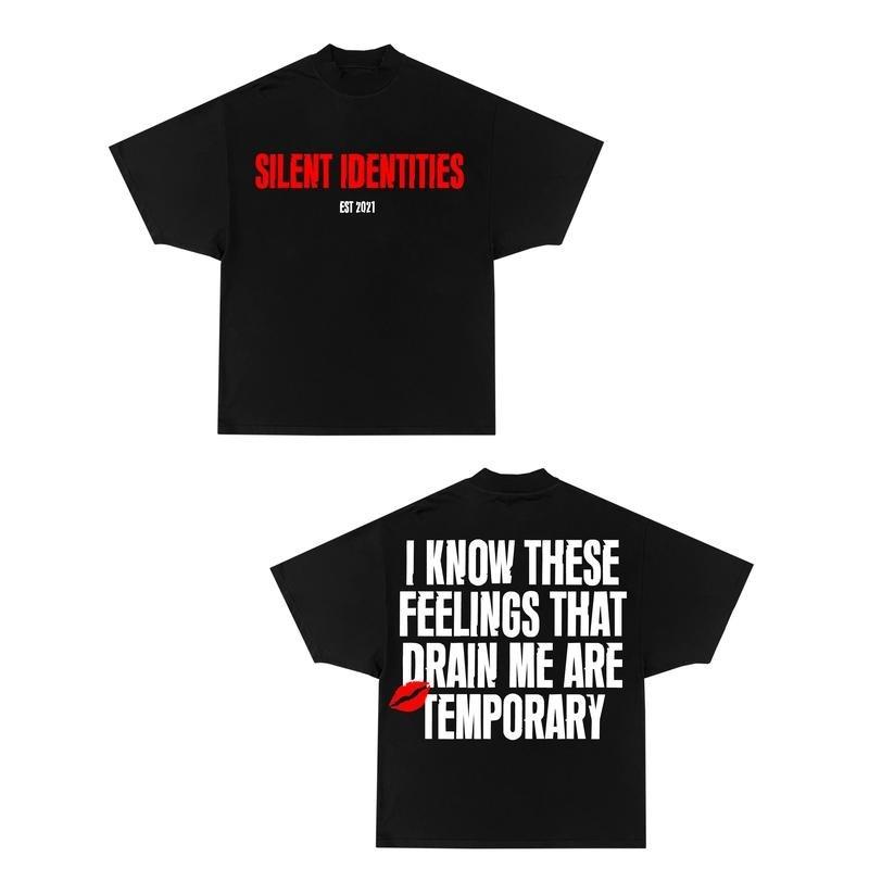 BLACK TEMPORARY SHIRT, new shirt all size Unisex T-Shirt L