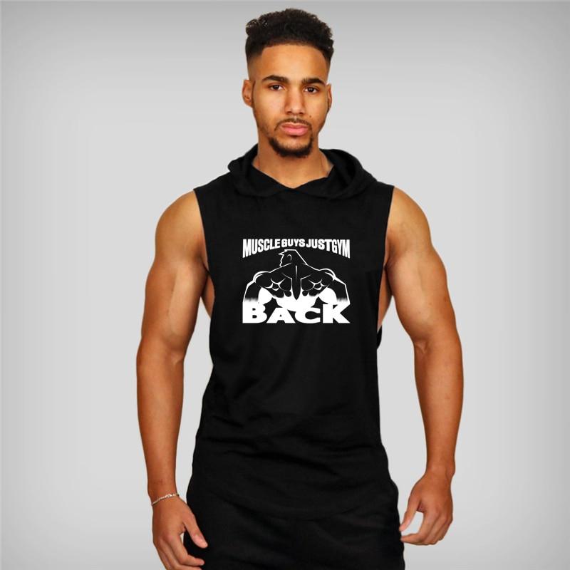 

Do The Work Летний тренажерный зал Спорт Бодибилдинг Фитнес Тренировки Мужская мода Повседневная дышащая рубашка без рукавов с принтом и толстовкой XXL чёрный