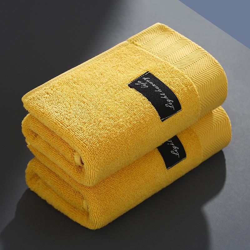 

Хлопковое полотенце с вышивкой в виде короны, домашнее мочалка для взрослых, утолщенное впитывающее мягкое хлопковое полотенце, удобные текстильные полотенца для дома 34*75cm