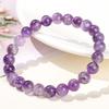 JD Natural Dream Lace Amethyst Stone Beaded Bracelets Women Purple Crystal Quartz Energy Bead Reiki Healing Bangle Jewelry Gift