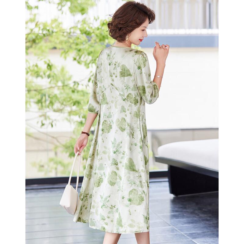 Paster Elegant V-Neck Chiffon Midi Dress