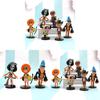 One Piece Pirate Figure Set Pvc Collectible Models With Base For Anime Fans