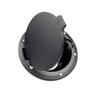 For Jeep Wrangler JK 2007-2017 Fuel Tank Cover Car Oil Tank Cap Cover Chrome Black Styling Accessories