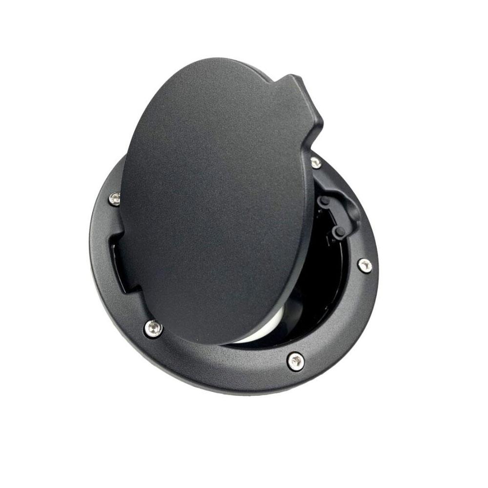 For Jeep Wrangler JK 2007-2017 Fuel Tank Cover Car Oil Tank Cap Cover Chrome Black Styling Accessories