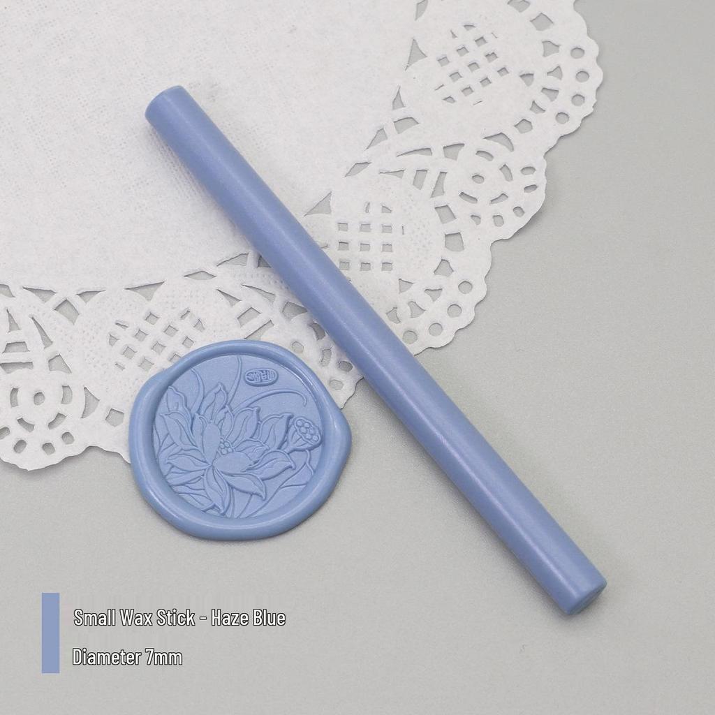 Bețișoare de Ceară de Sigiliu Mat Perlat, 125 Culori, 10x0.7cm, Compatibile cu Pistoale de Ceară, Culori Mixabile