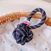 Women's Car Keychain Knotted Rope Floral Design Non-Slip Lightweight Bag Charm Portable Key Decor for Travel Commute Use