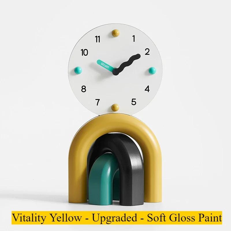 Living Room Desktop Decoration TV Cabinet Foyer Creative Home Minimalist Table Clock Decoration