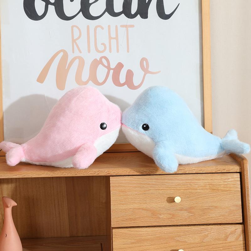 Adorable Dolphin & Orca Plush Ocean Animals - Stuffed Shark & Seal Doll for Children, Perfect Birthday Gift