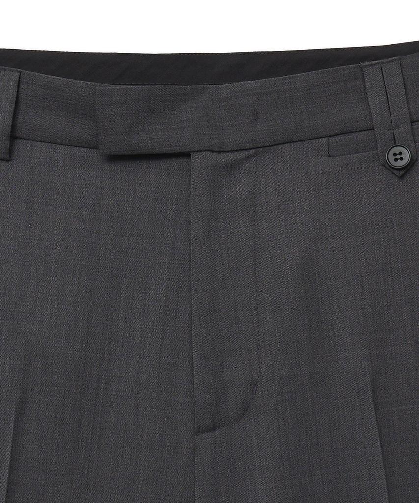 NOIRER Light Wool Flare Slacks (Gray)