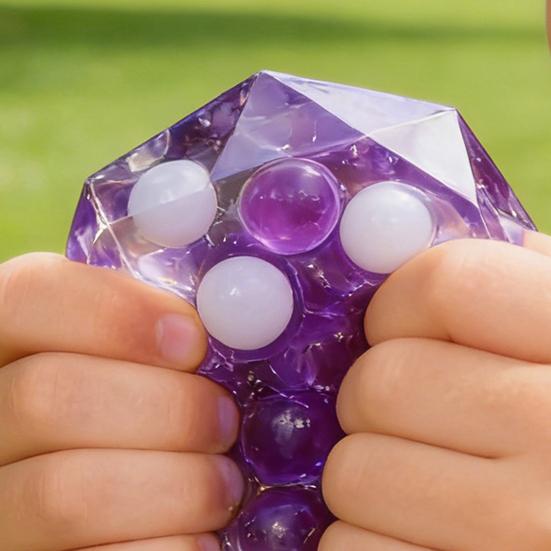 Průhledná kapka vody mačkací hračka Úleva od úzkosti Kamínková senzorická hračka Pomalé zvedání Hračka na odbourání stresu Dárek pro studenty Kancelářské pracovníky