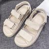 Fashion New Women Open Toe Printing Casual Sandals Wear Resistant Flat Fashion Non-slip Summer Comfortable Solid Color Women Sandals