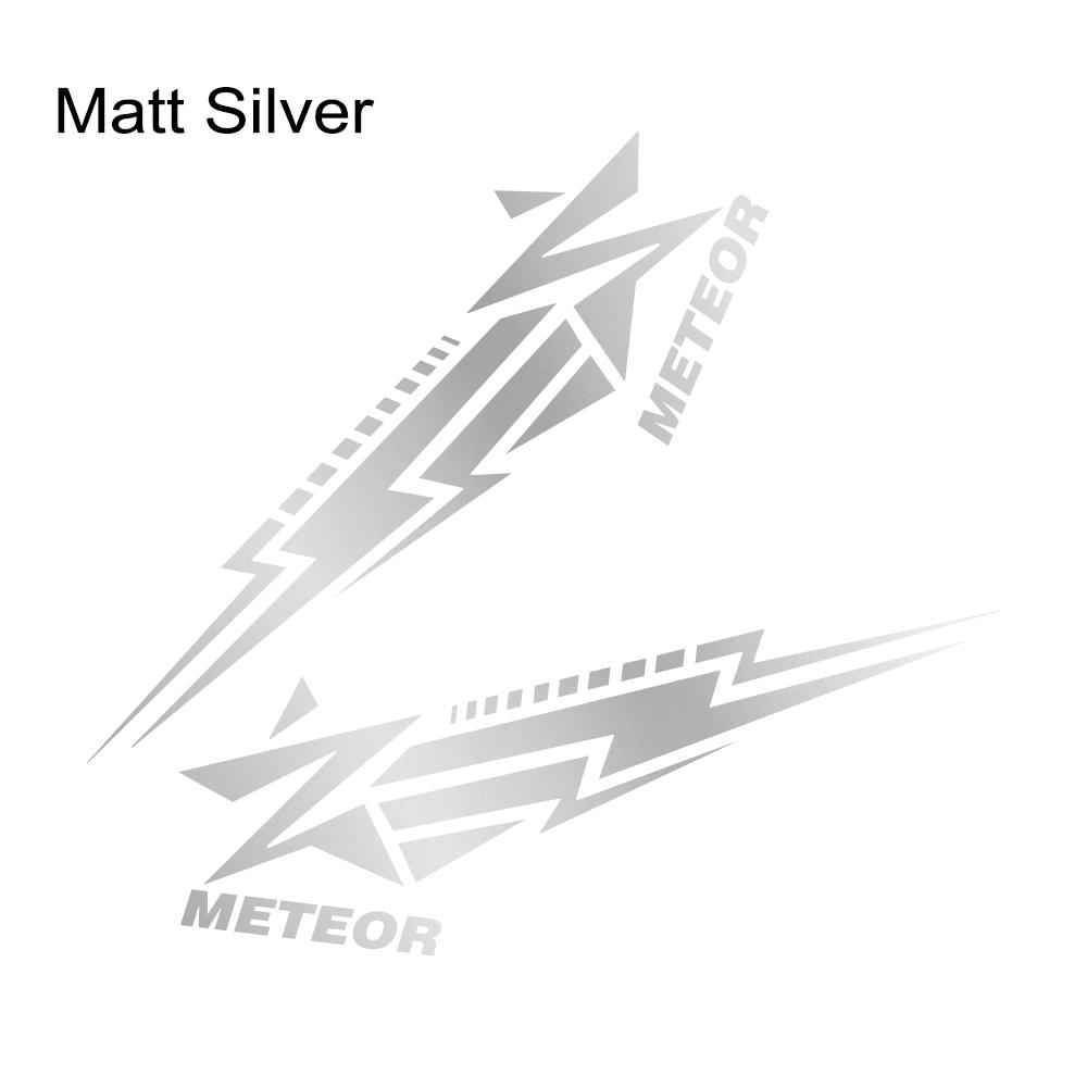 2PCS Meteor Element Pattern Car Side Door Stickers Self-adhesive Vinyl Decals Personalized Car Styling Decoration Accessories