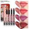 4Pcs/box Mirror Glass Solid Lip Glaze Set Makeup Water Light Lip Gloss Stick Moisturizing Lipstick Tint Kit Lip Oil Lipstick Pen