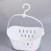 White Shower Storage Basket Hangable Sundries Hanging Basket Portable Sink Holder  Kitchen