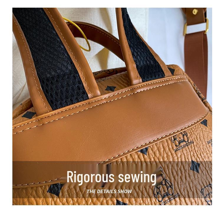 Κορεάτικη Ελαφριά Πολυτέλεια Ρετρό Σακίδιο Πλάτης: Σικ, Ευέλικτο & Ελαφρύ με Χαριτωμένο Σχέδιο Αρκούδας για Ταξίδια και Μετακινήσεις