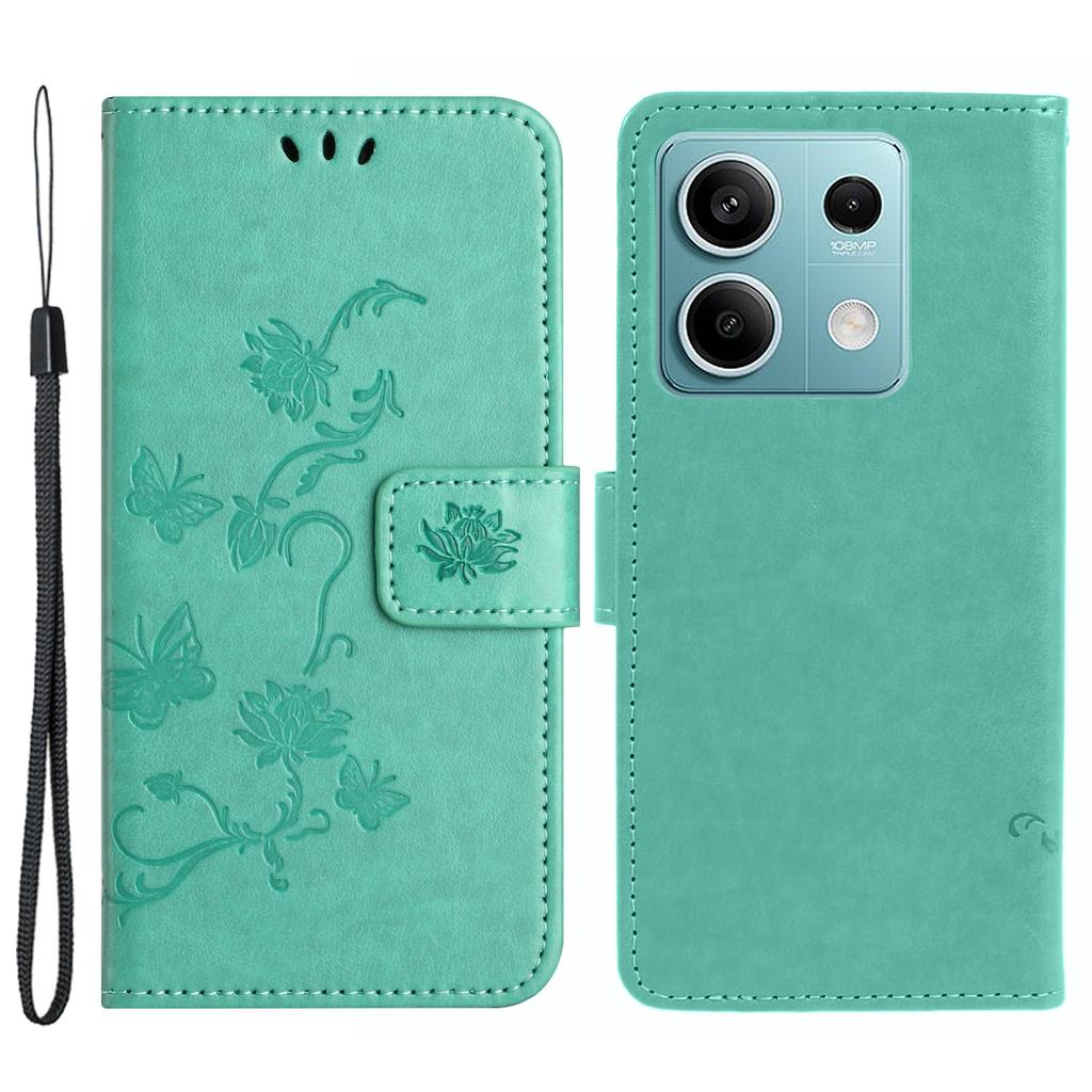 For Xiaomi Redmi Note 13 Pro 5G/Poco X6 5G Case Imprinted Shockproof Leather Wallet Phone Cover