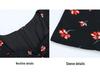 2026 Plus Size V-Neck Floral A-Line Dress - Tummy Covering, Slimming, Summer Wear with Slit
